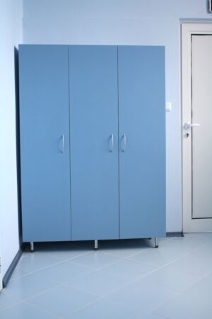Училищни шкафчета Небесно синьо