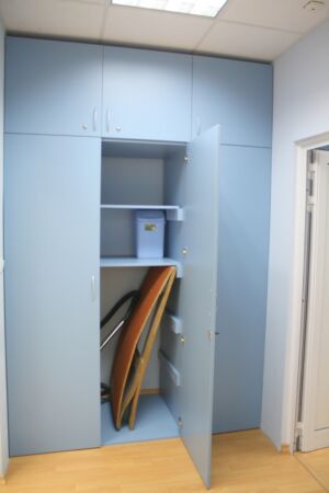 Гардероб Небесно синьо