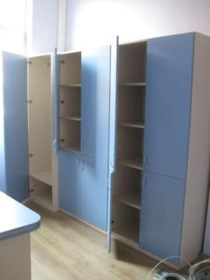 Градероб и шкаф Небесно синьо