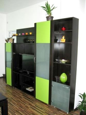 Тв секция Лайм и Венге